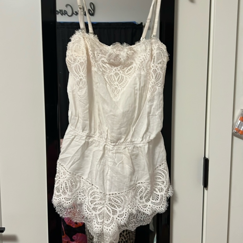 Victorias Secret White Romper